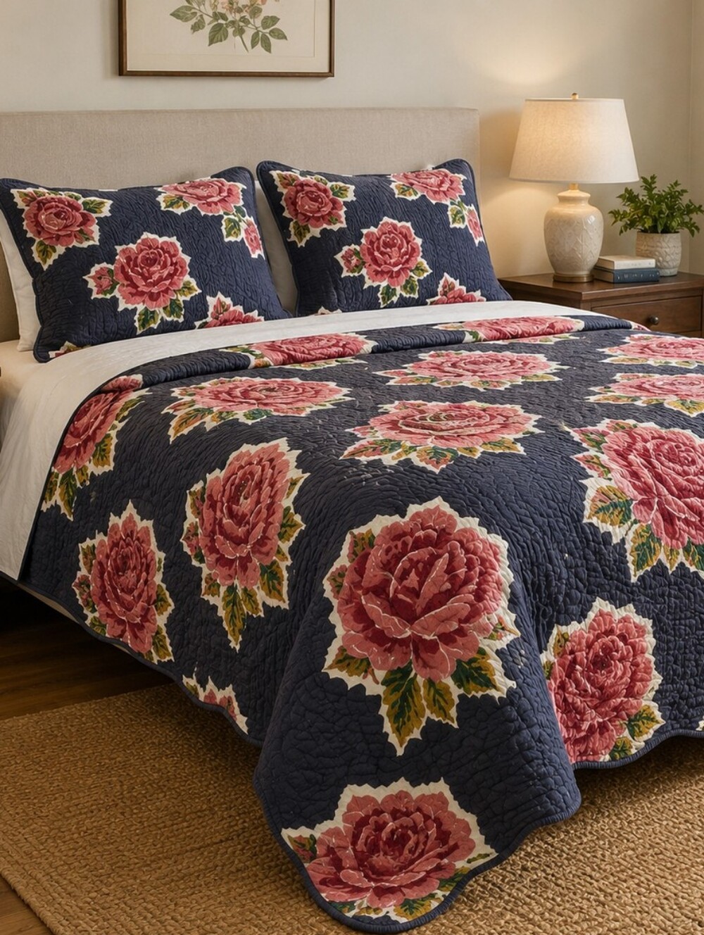 Queen Garnet Hill Bedspread.